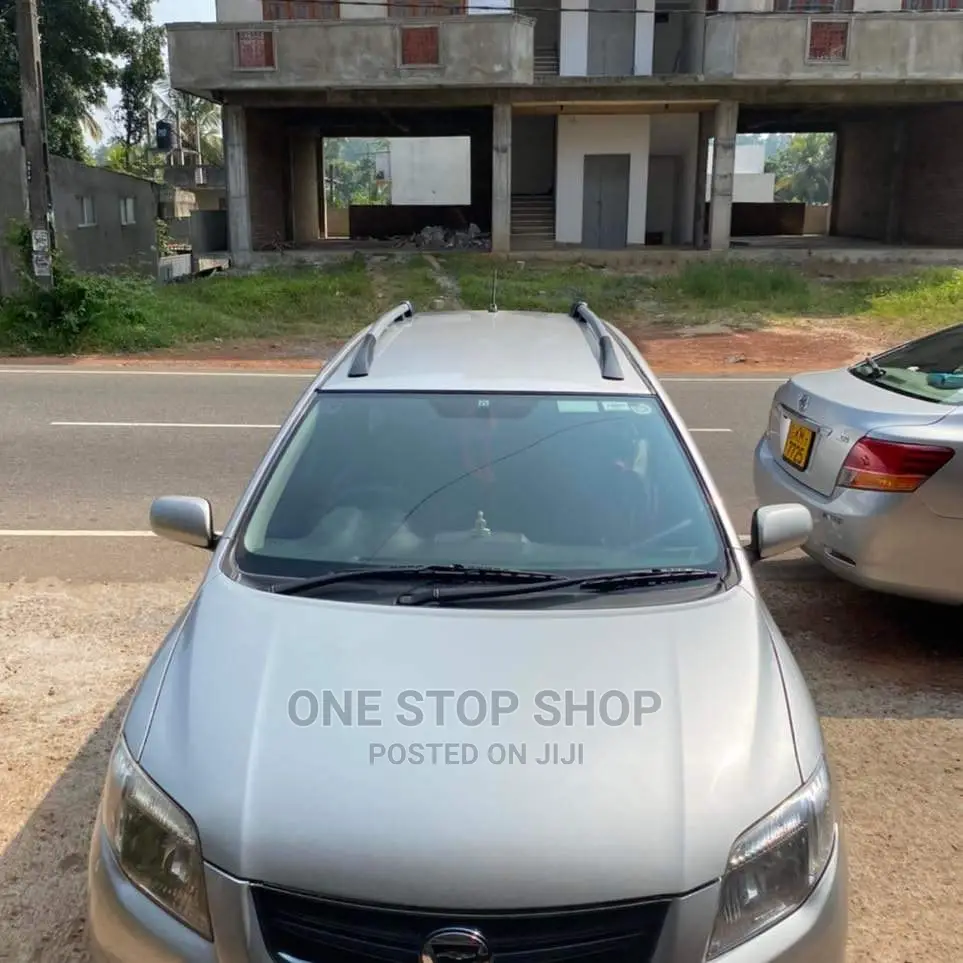 Car Fitted With Silver Black Roof Rails