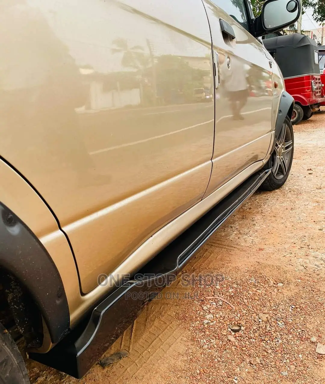 Car Fitted With Bonnet Scoop,Fender Flares,Side Skirt,Lip