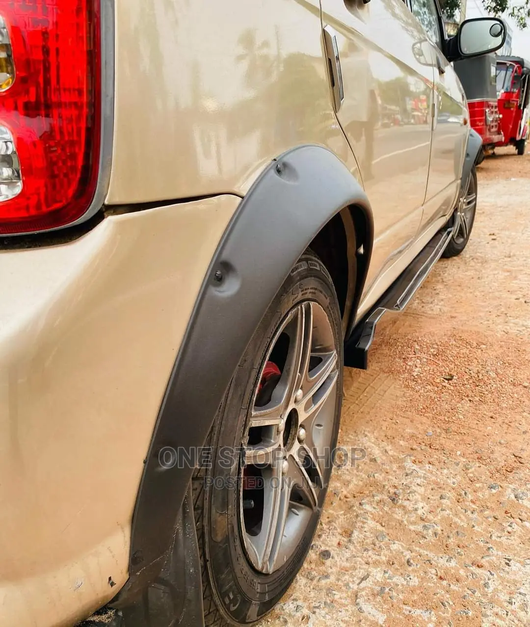 Car Fitted With Bonnet Scoop,Fender Flares,Side Skirt,Lip