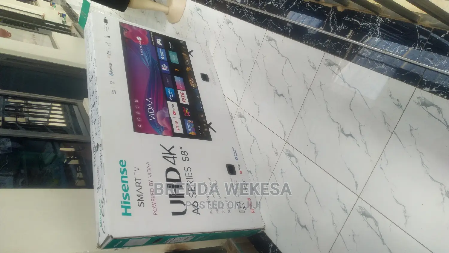 58 Inch Hisense Smart Uhd – 58a6gken – Frameless