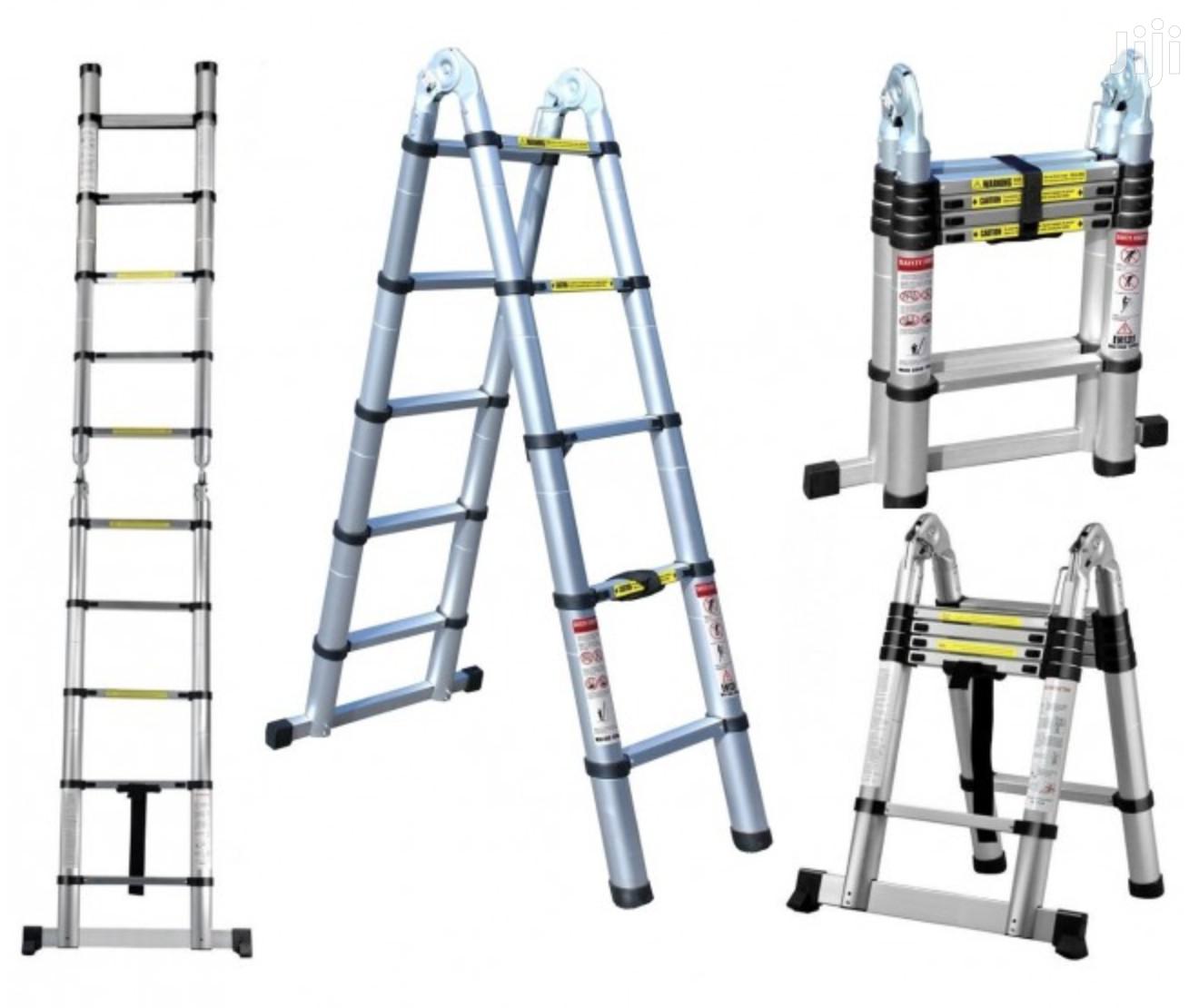 Telescopic Ladder 5M Aluminium Ladder Step Ladder