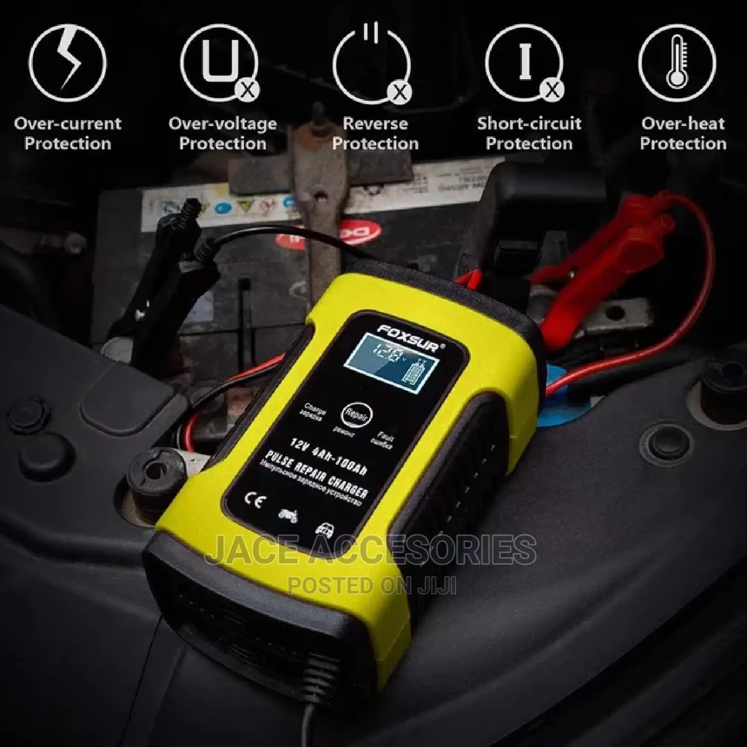 Lead Acid Battery Charger for Cars,Rtv, Mowers
