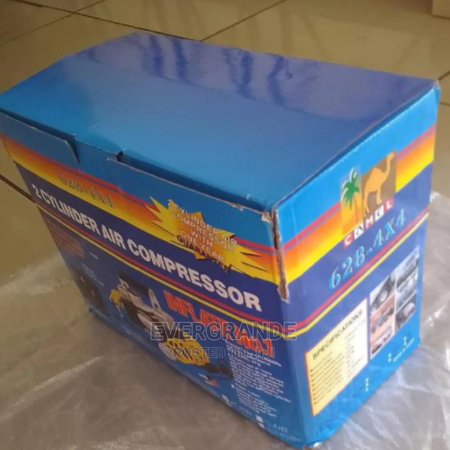 Tyre Inflator/Double Cylinder Air Compressor