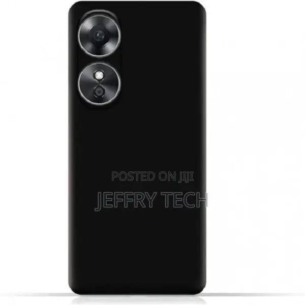 Oppo A17 Back Cover Case |Soft Silicon Rubberised |Matte Cov