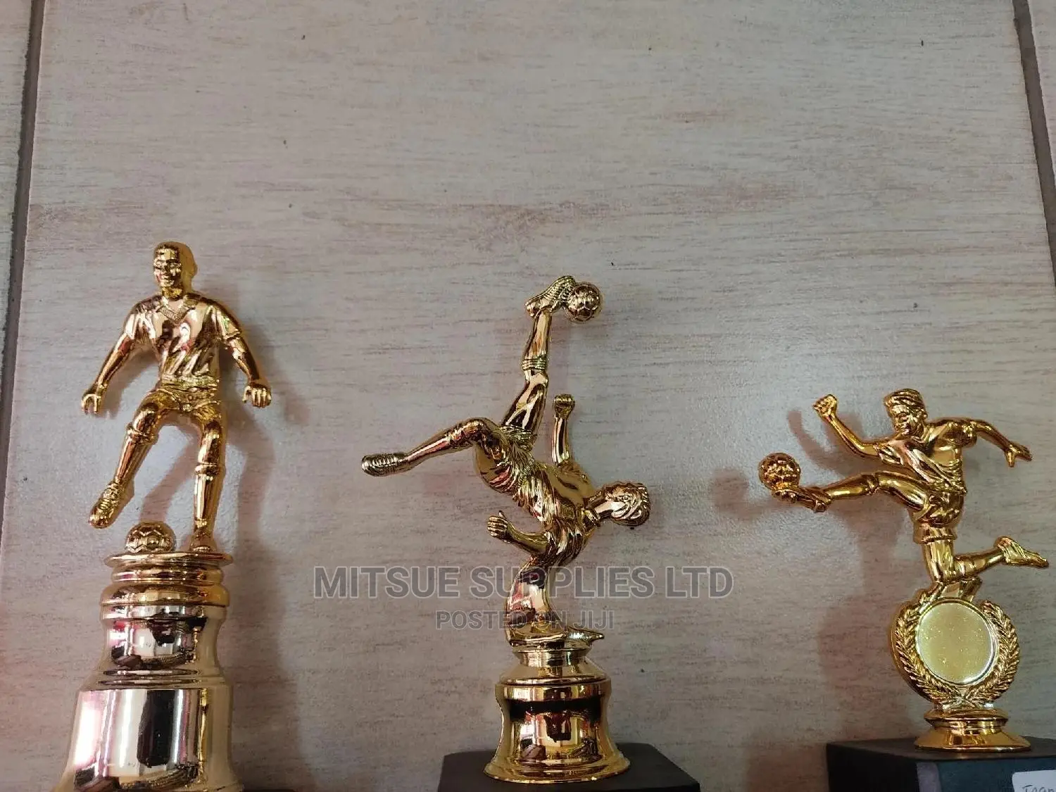 Football Individual Trophies 1,2,3 Podium Awards