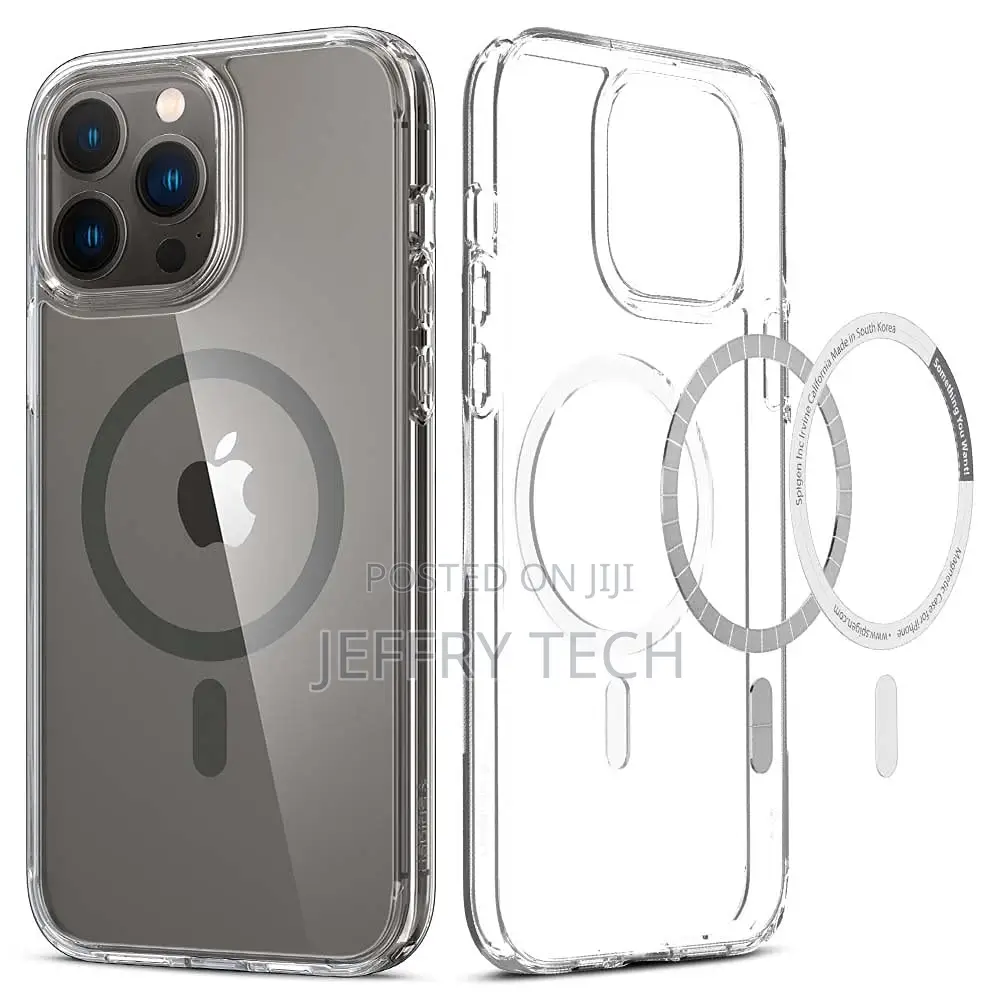 Mag Back Cover Case for iPhone 13 Pro Max (TPU + Poly Carbo