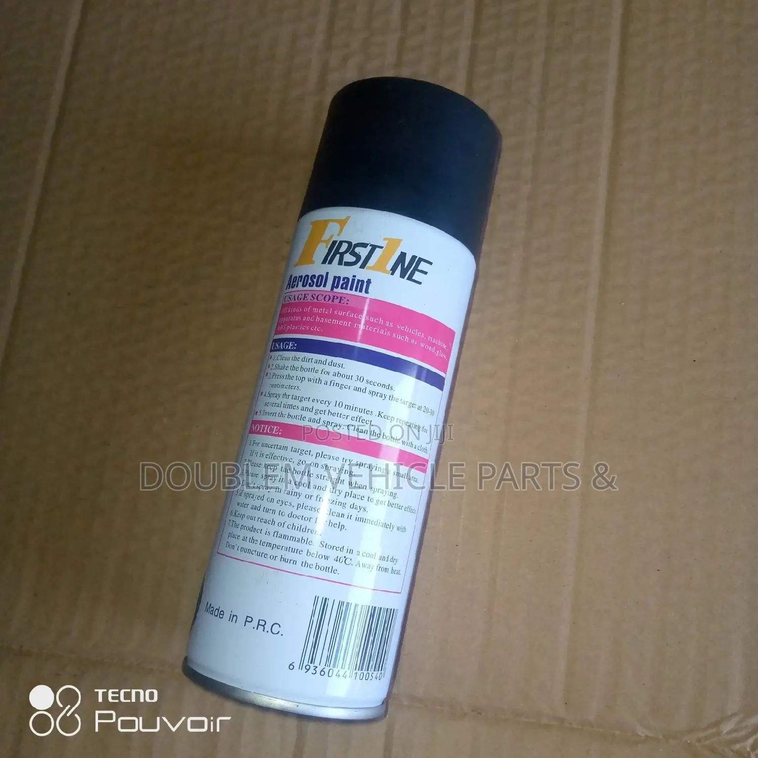 Spray Paint Black