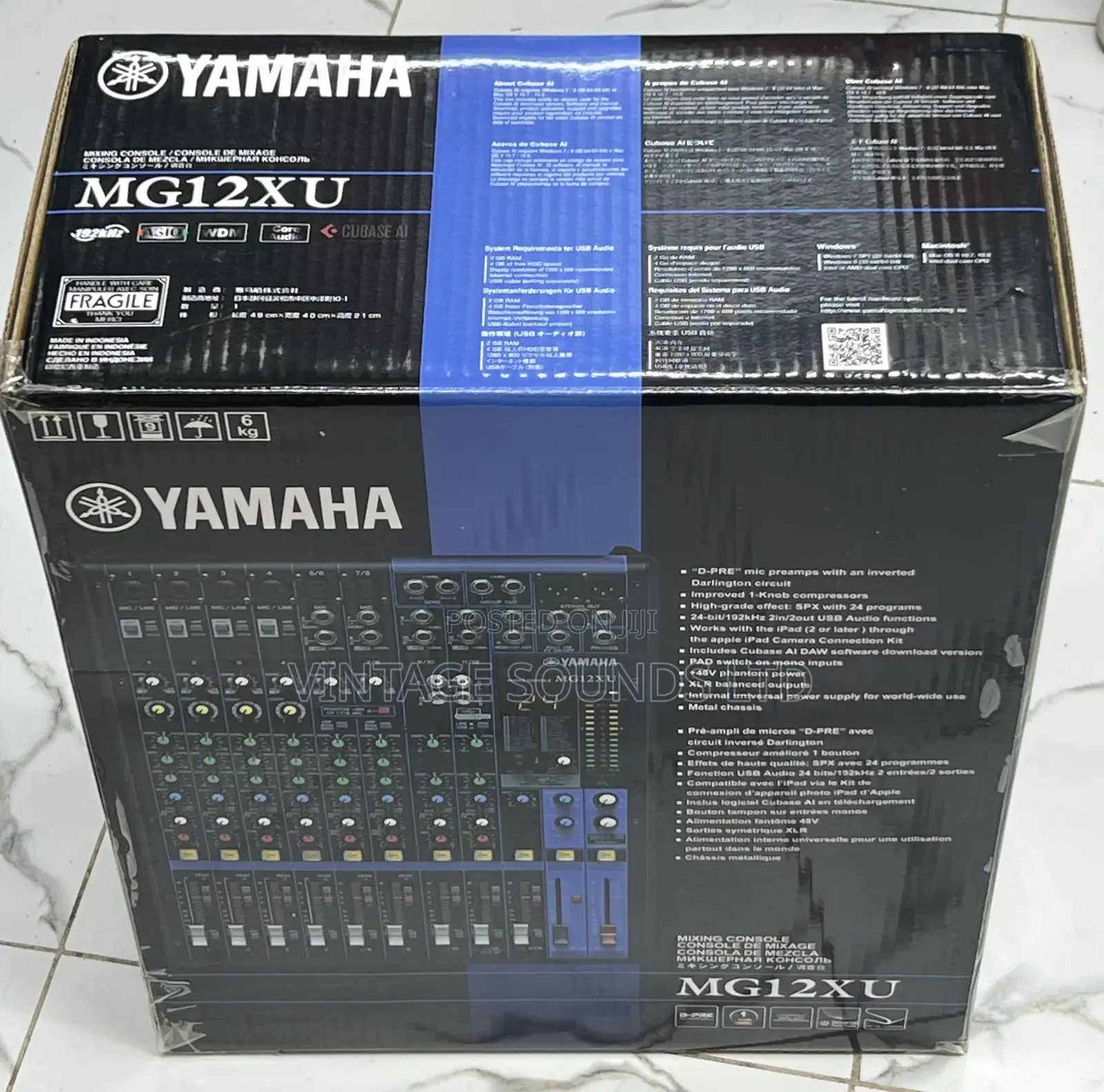 New Yamaha MG12XU 12-Input 4-Bus Mixer With Effects