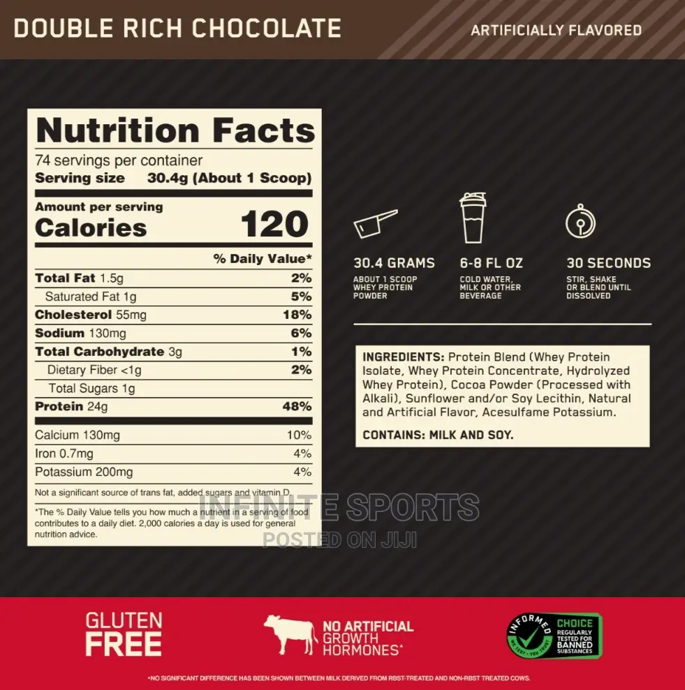 Optimum Nutrition Gold Standard Whey Protein 5lbs