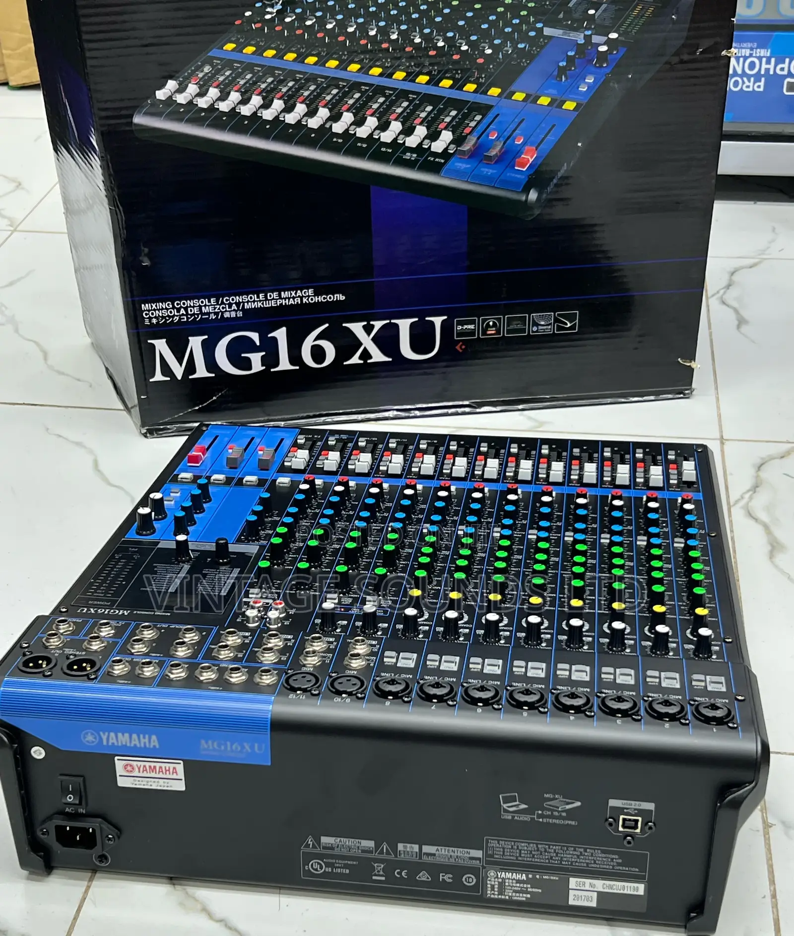 Yamaha MG16XU 16-input Mixer With Built-in Effects