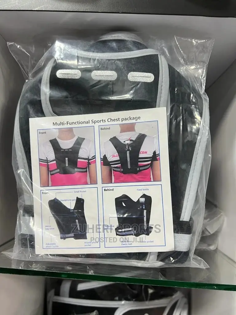 Running/Cycling Reflective Vest With Pockets Sports Vest