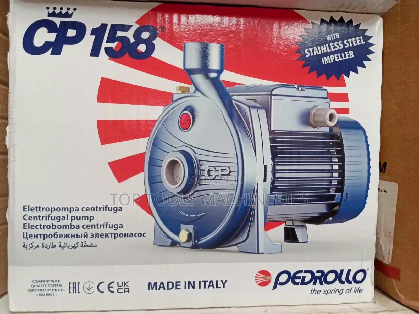 Pedrollo 1hp Booster Pump