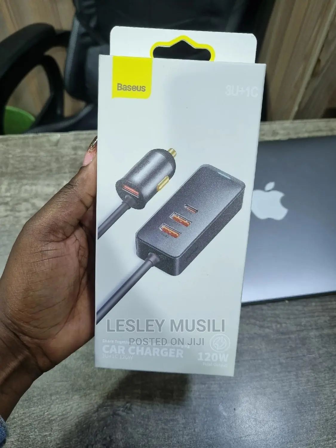 Baseus Car Charger 120w 3 in 1