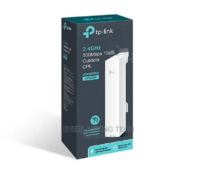 Tp-Link Cpe220 2.4ghz 300mbps 12dbi Outdoor Cpe 220