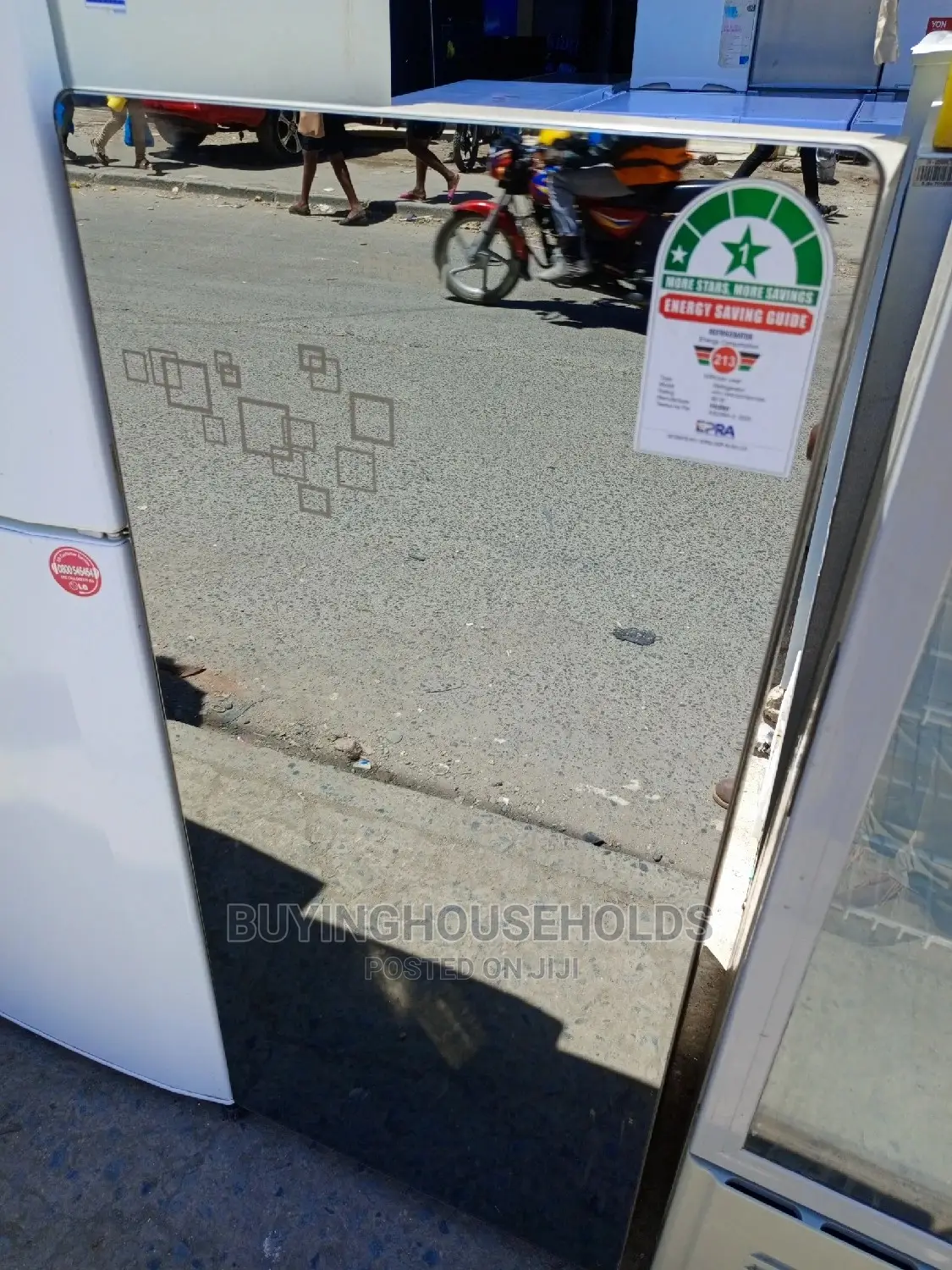 Haier 190L Single Door Fridge With Mirror Door