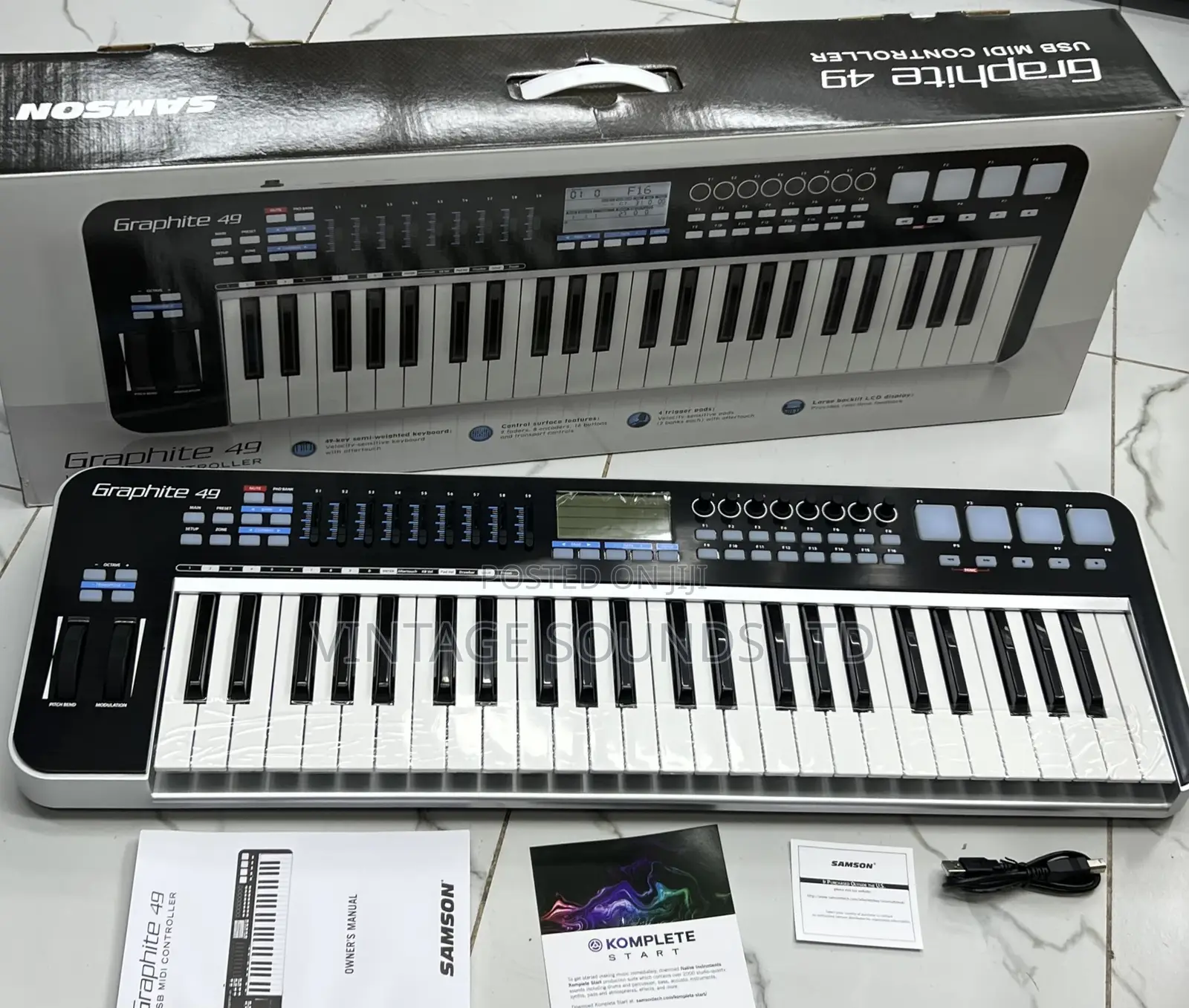 Samson Graphite 49 ,49keys USB Midi Controller