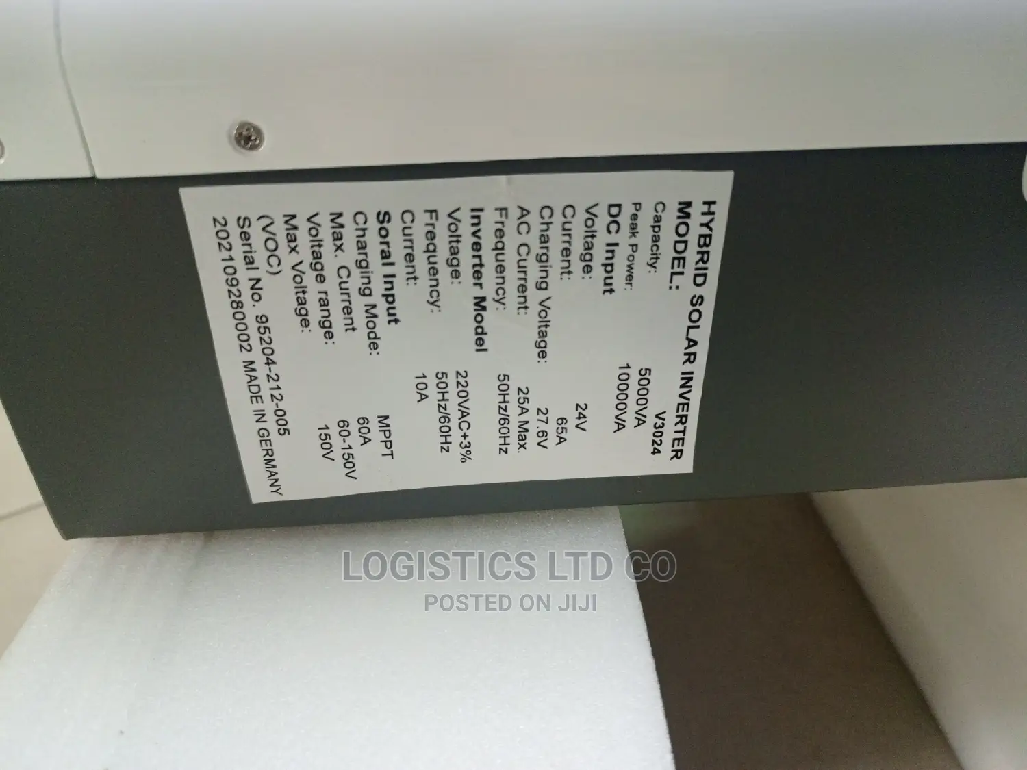 5kva 24v Solarmax Hybrid Solar Inverter With MPPT