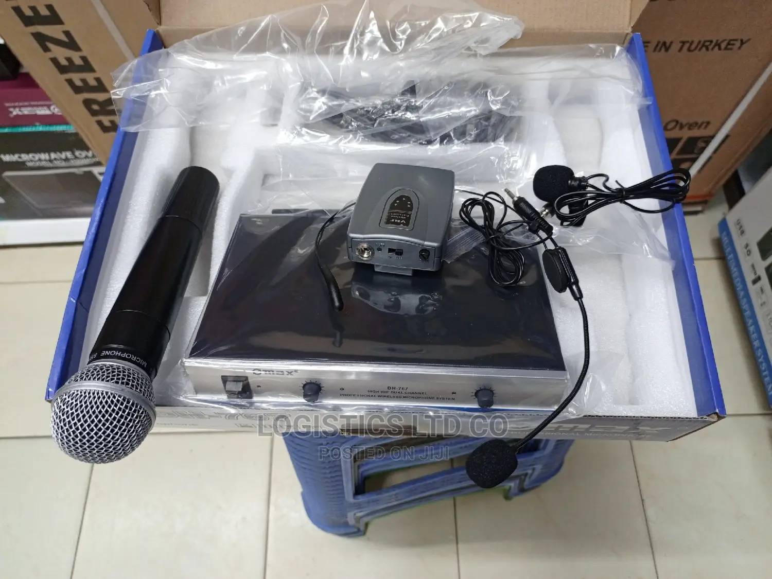 Max Dual 3in1 UHF Wireless Microphone System DH-767