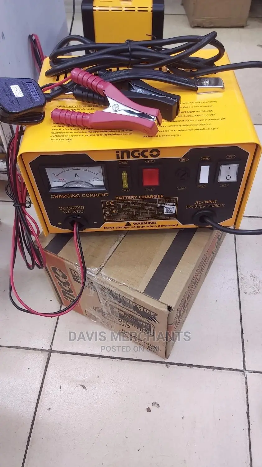 Battery Charger With 12V and 24V Option