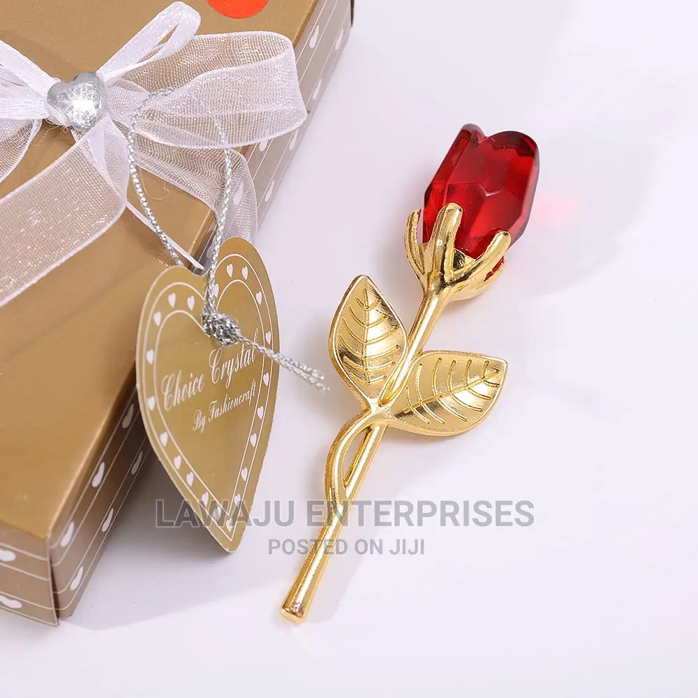 Valentine's Day Gift Crystal Glass Rose Flower