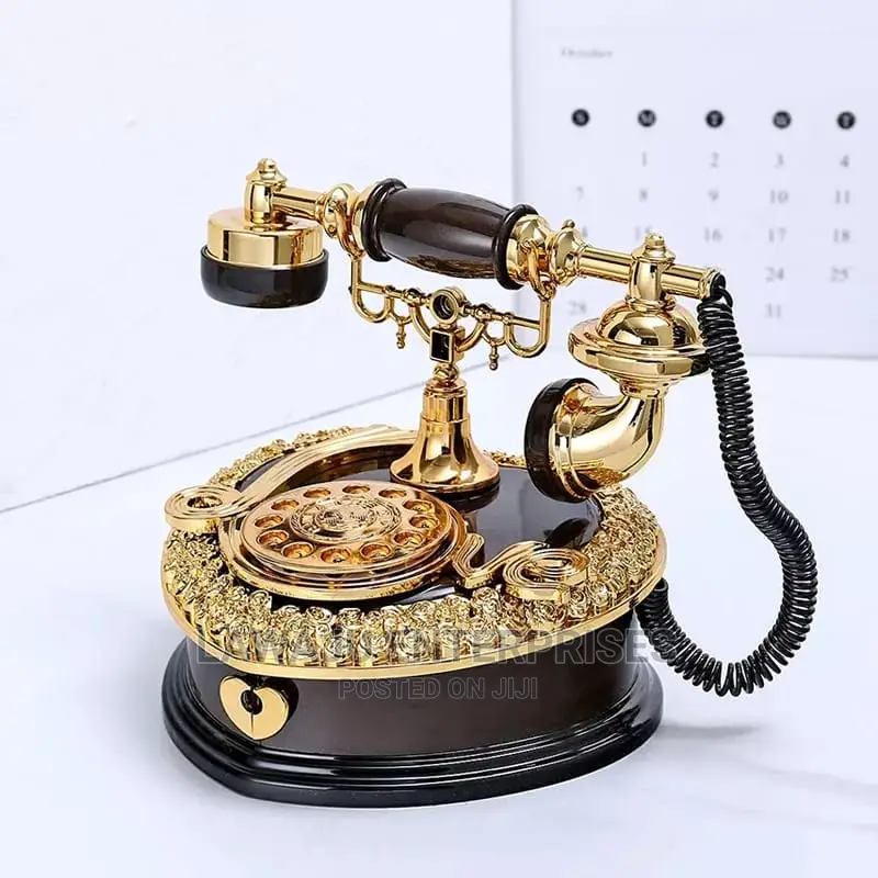 Valentine's Nordic Style Vintage Telephone Music Box Gift