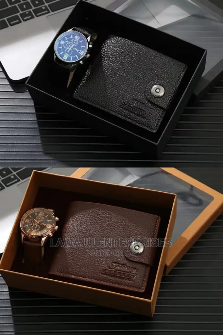Valentines Men's Watch Wallet Gift Set