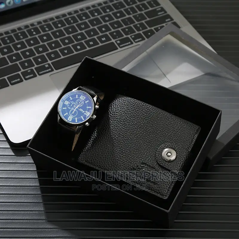 Valentines Men's Watch Wallet Gift Set