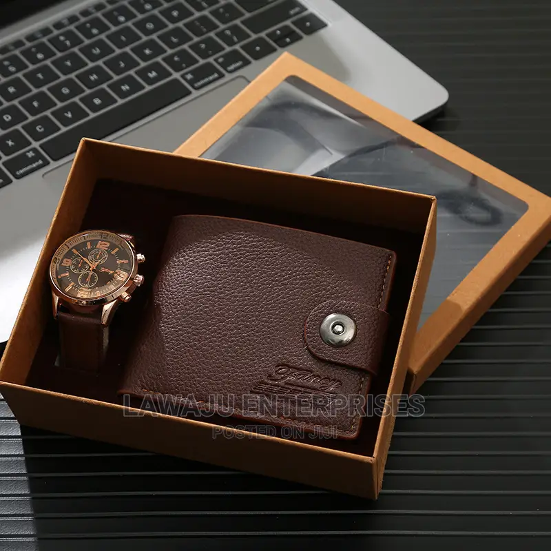 Valentines Men's Watch Wallet Gift Set