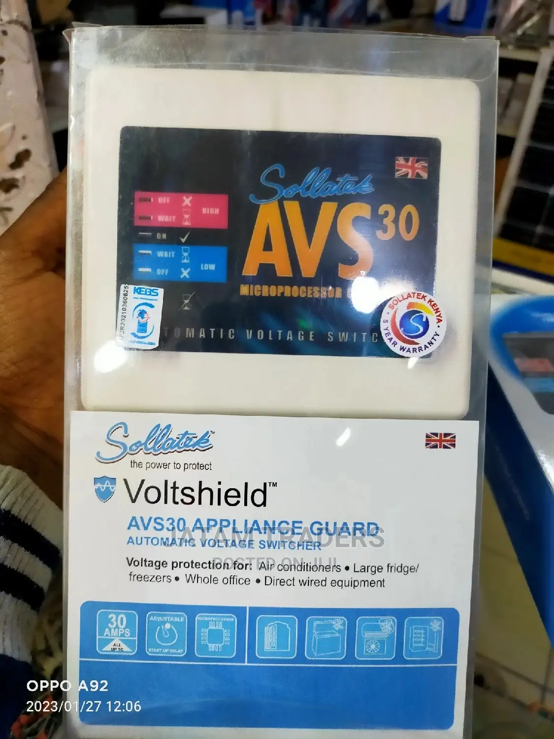 Quality AVS 30, Sollatek