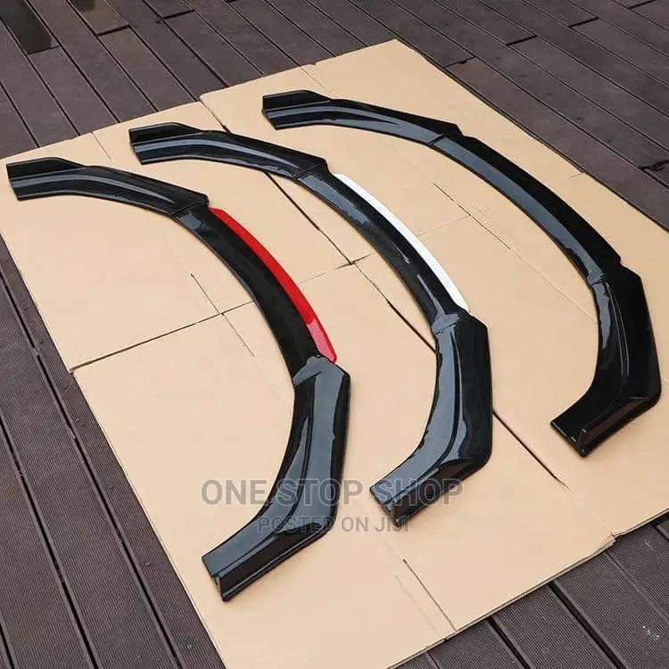 Black,Red_black,Black_white Front Bumper Lip Kit