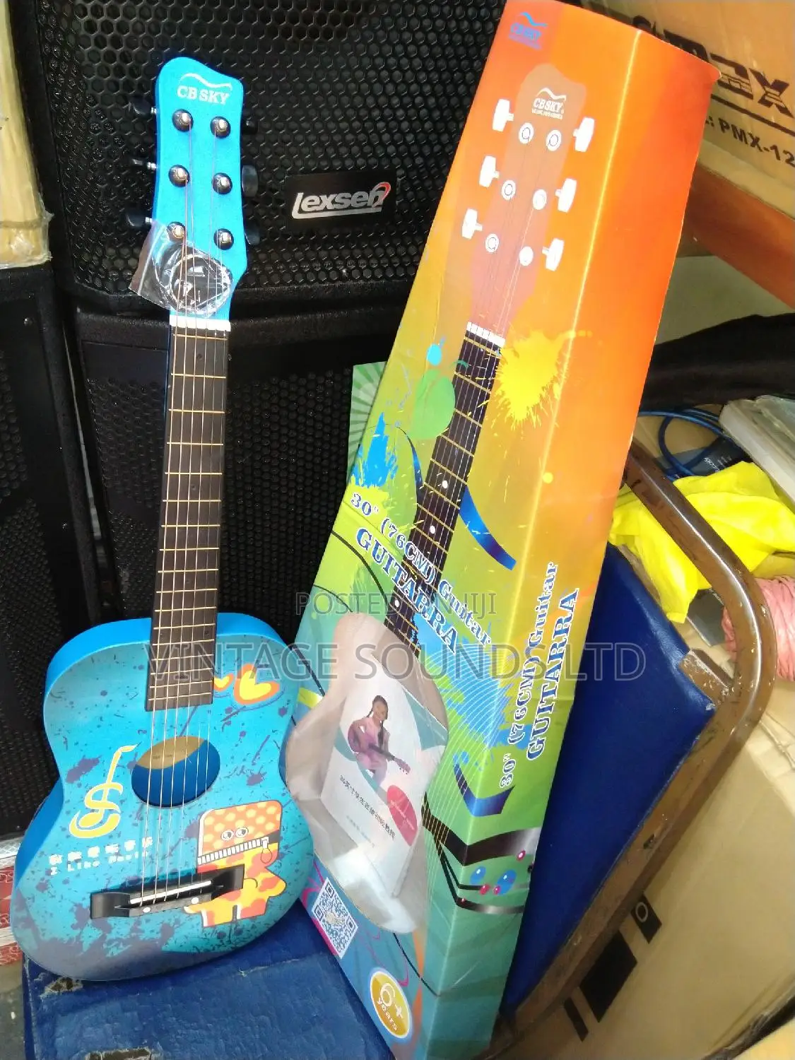 Junior Acoustic Box Guitar