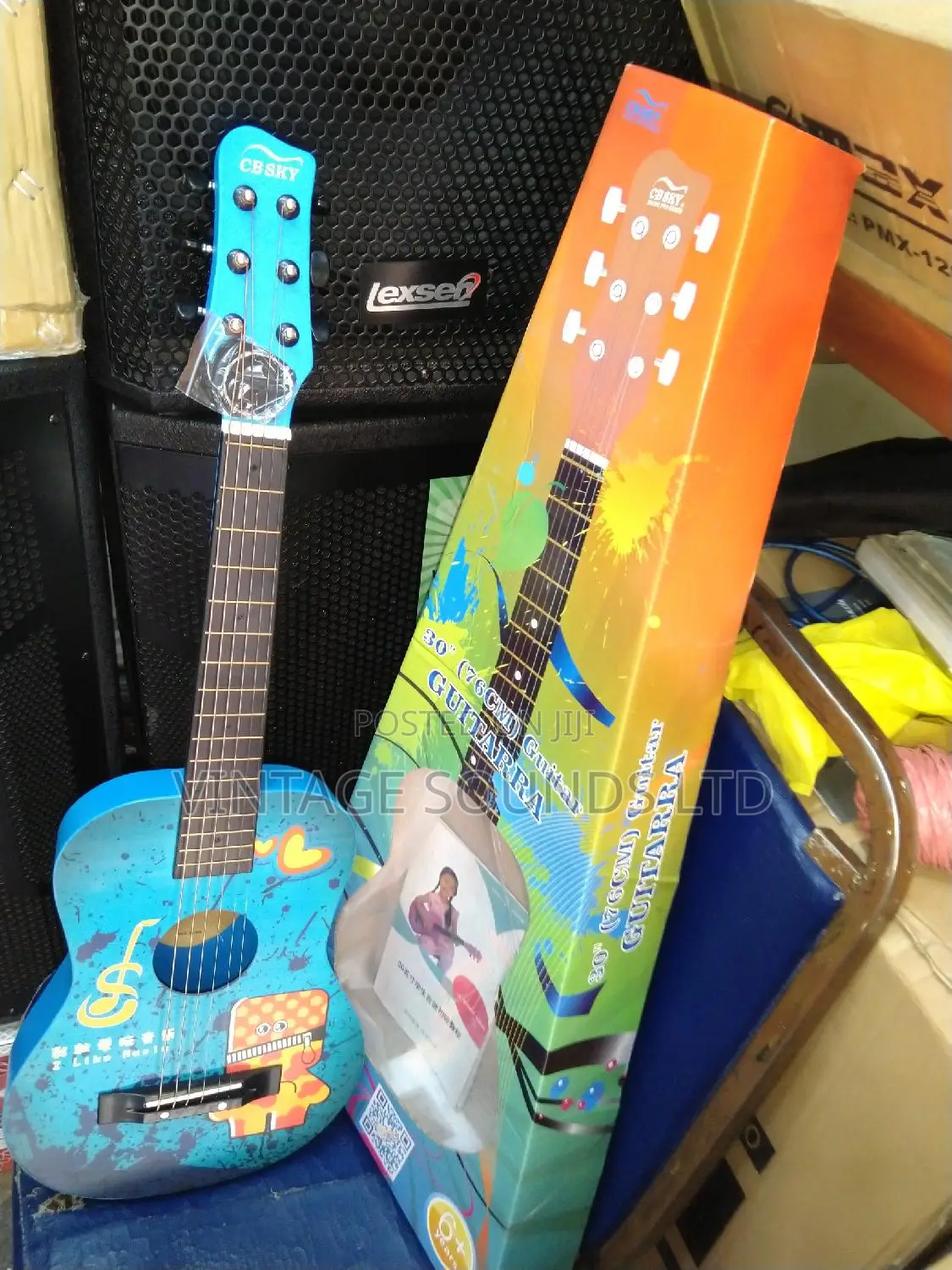 Junior Acoustic Box Guitar
