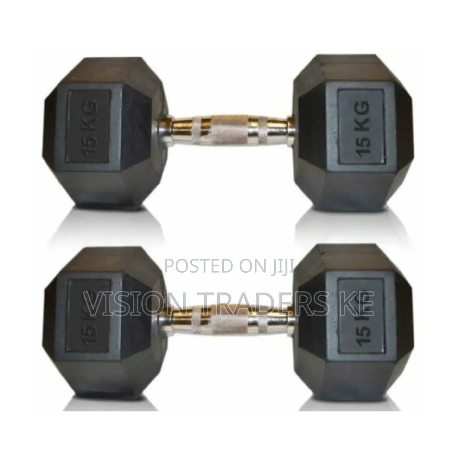 Hexagon 15kg Dumbbell