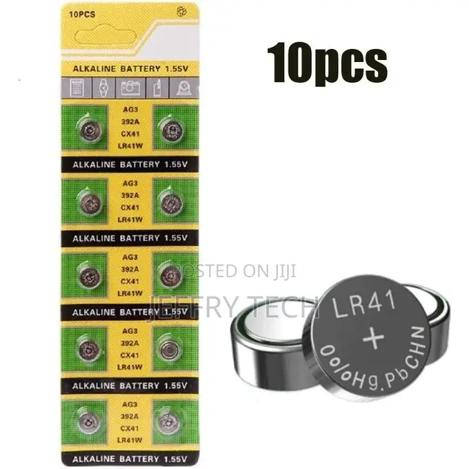10pcs AG3 LR41 Button Batteries 1.55V Coin Battery L736 384