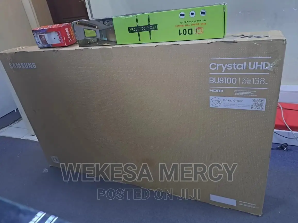 Samsung Smart Tv, Crystal Uhd , Bu8100, 55 Inches