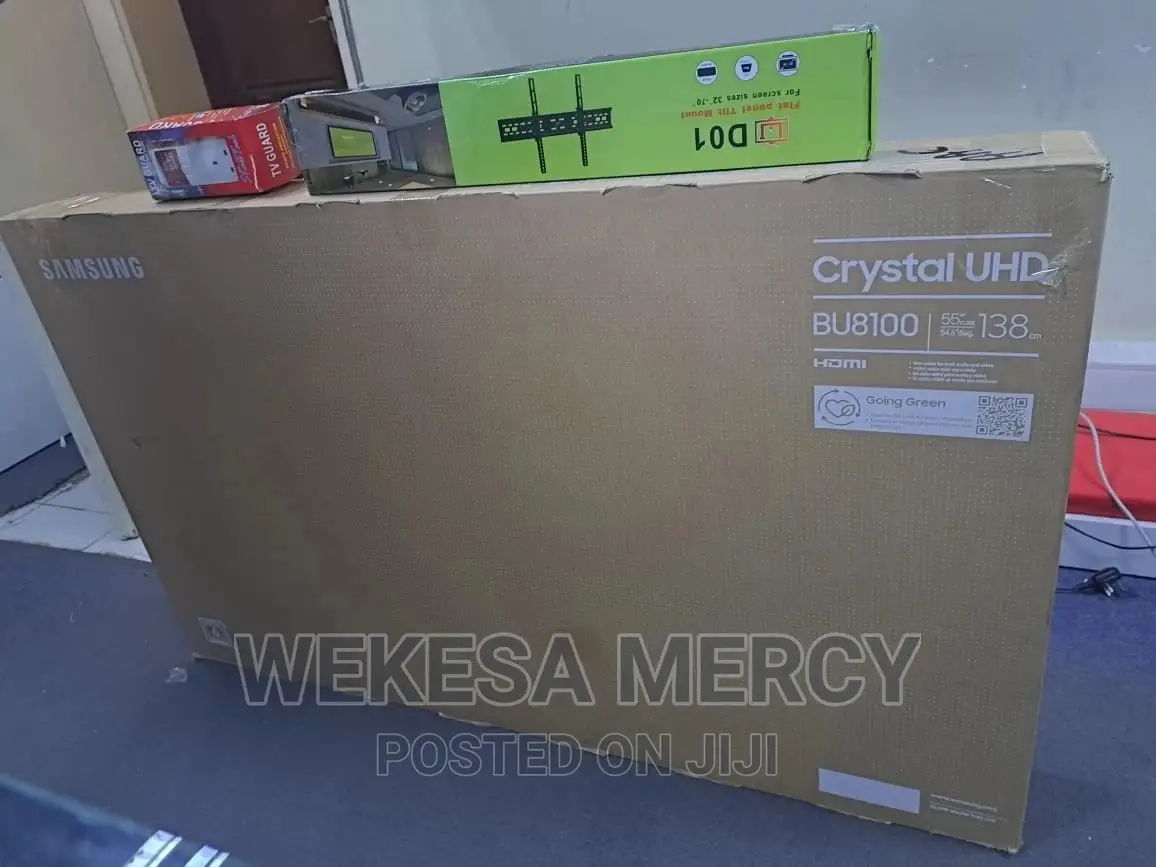 Samsung Smart Tv, Crystal Uhd , Bu8100, 55 Inches