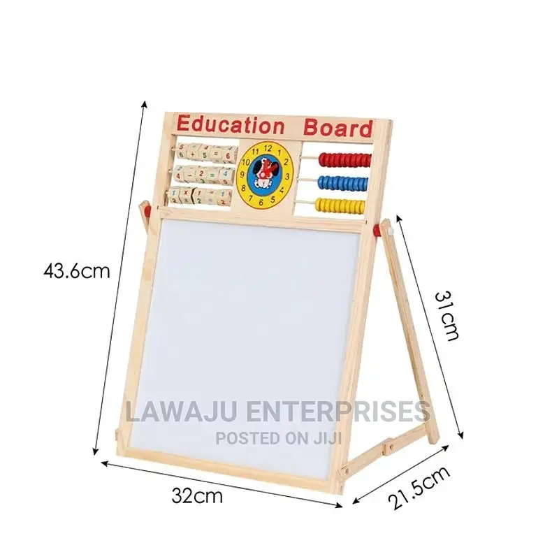 Wooden Multifunctional Drawing Writing Kids Board Toy