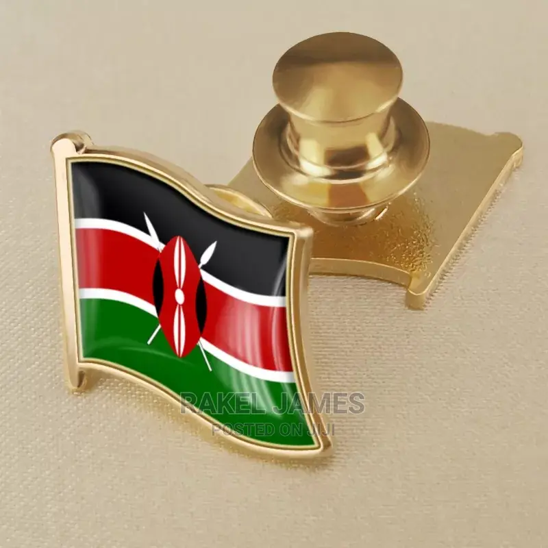 Kenyan Flag Brooche