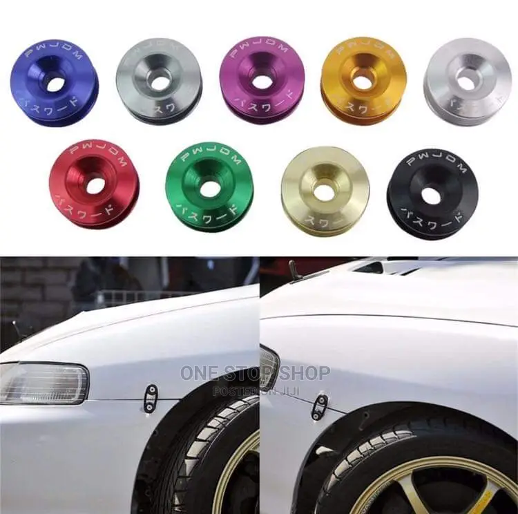 Colored Round Bumper Clips Fasteners