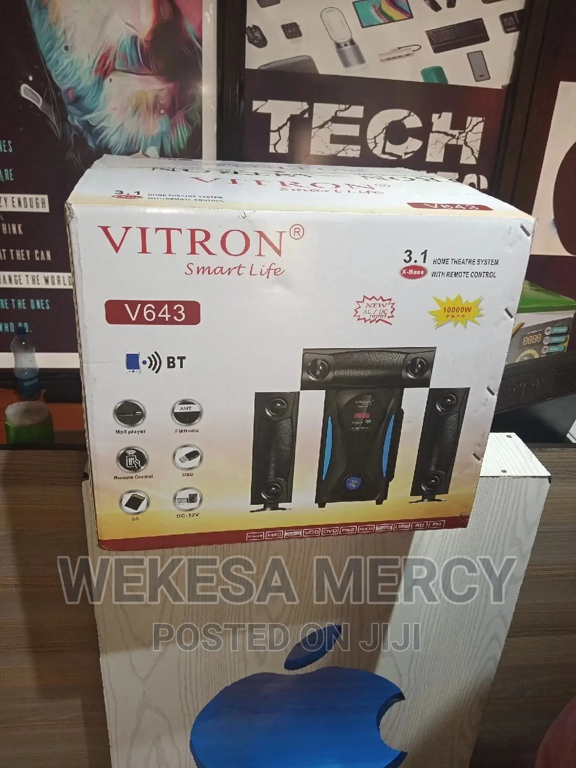 Vitron V643 3.1ch Sub-Woofer Hifi System 10000wts Pmpo