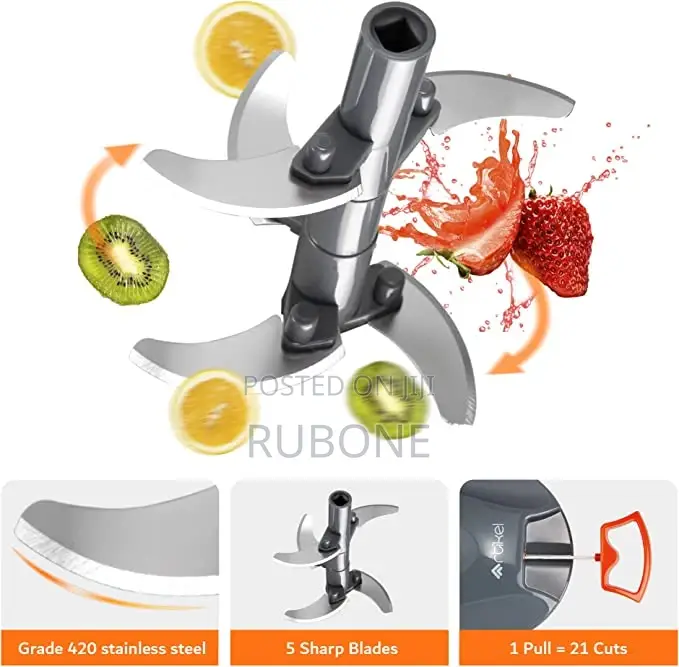 Artikel Manual Chopper Blender With Storage Lid 900ml