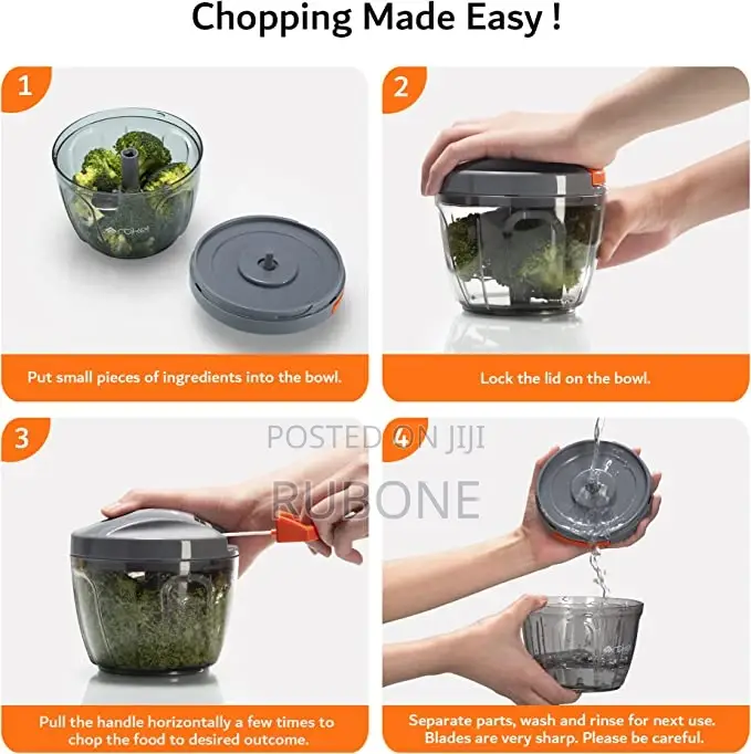 Artikel Manual Chopper Blender With Storage Lid 900ml
