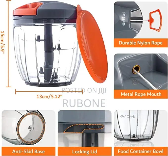 Artikel Manual Chopper Blender With Storage Lid 900ml