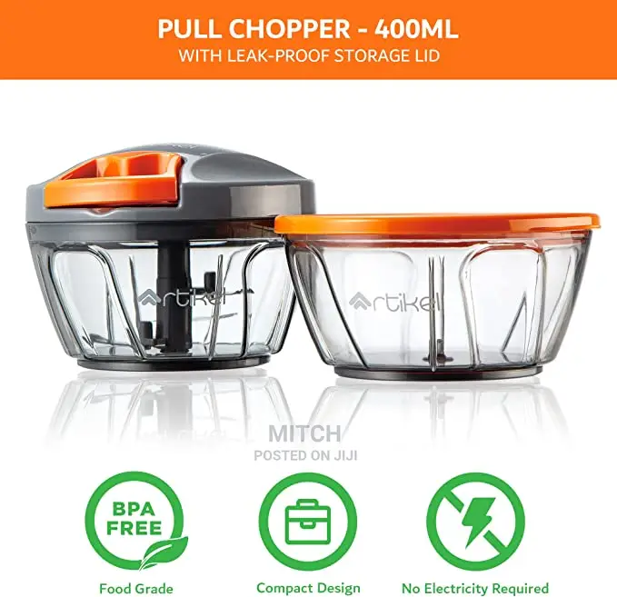 Artikel Manual Chopper With Storage Lid