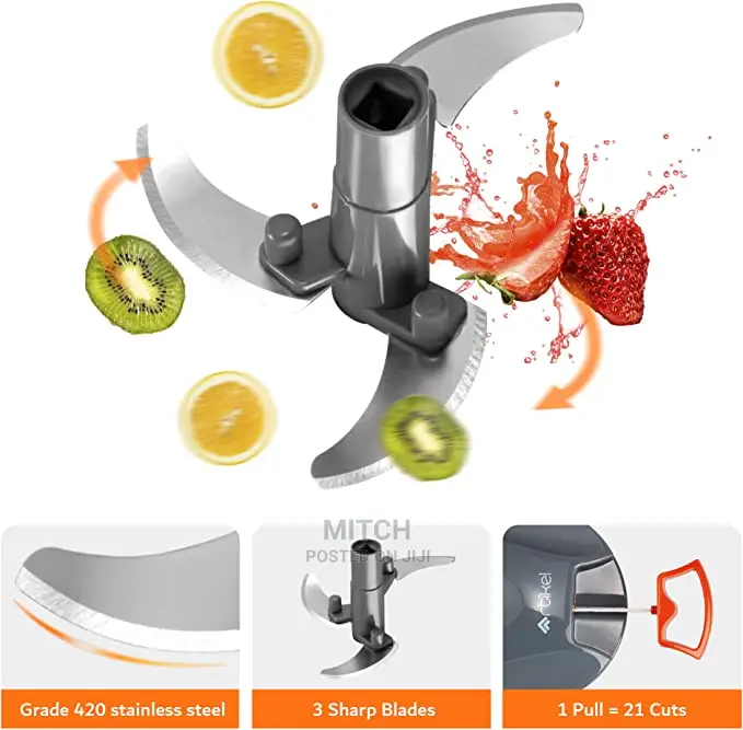 Artikel Manual Chopper With Storage Lid