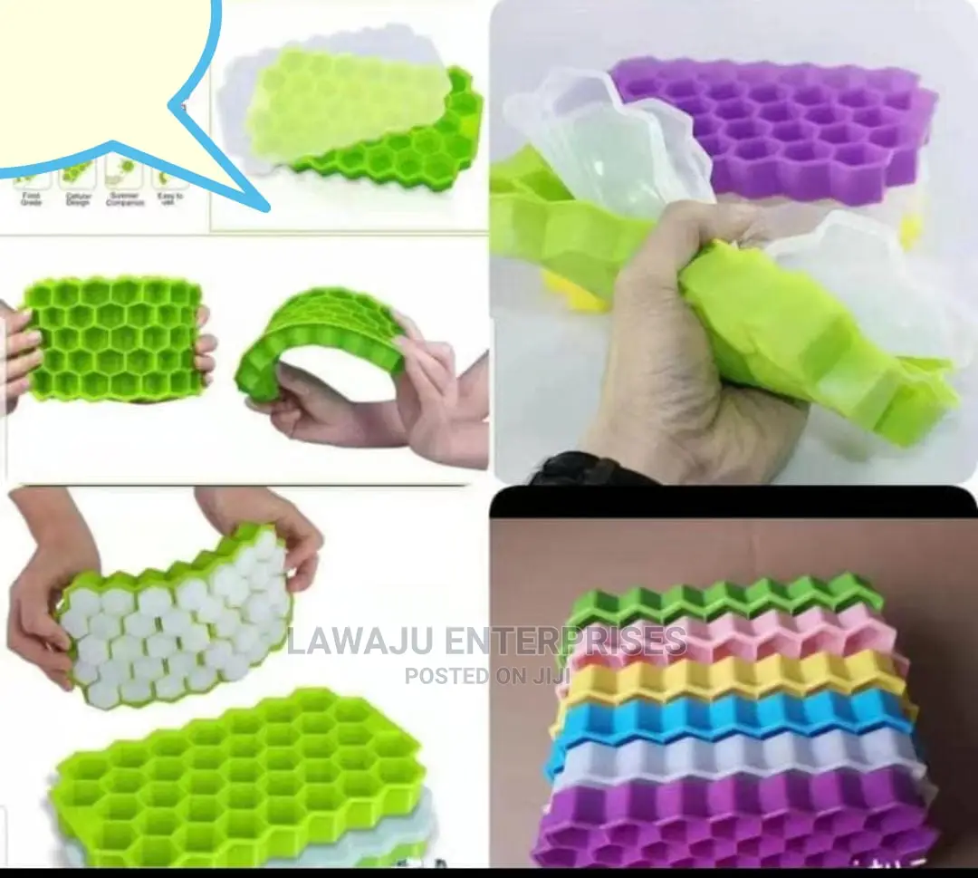Silicon Ice Cube Tray - 37 Cubes