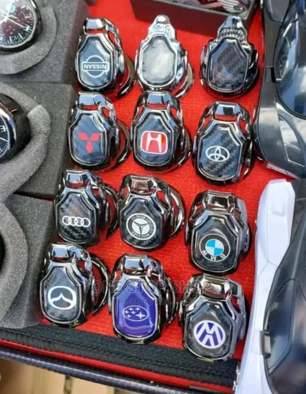 Different Car Models Metallic Keyless Push Button Cover