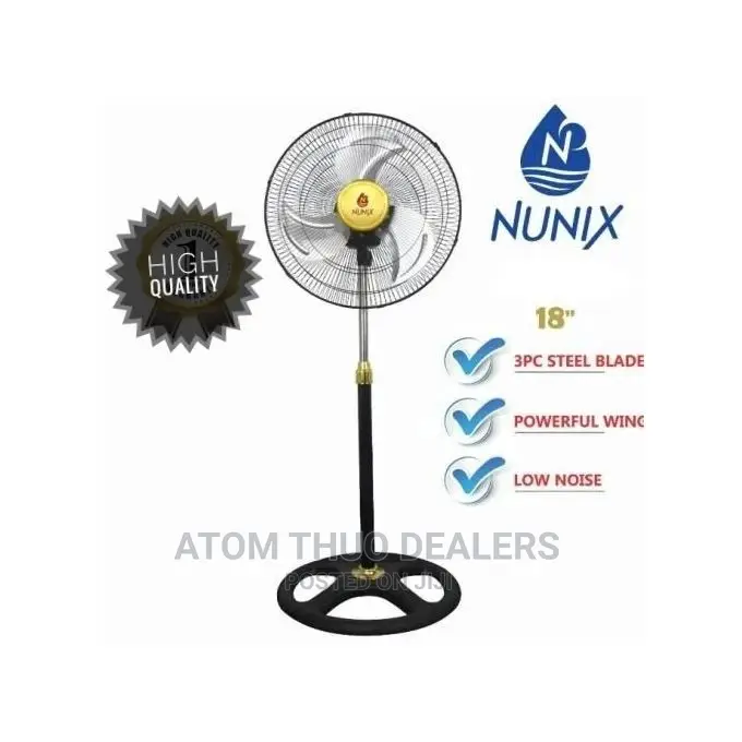 Nunix Standing Fan 18 Available