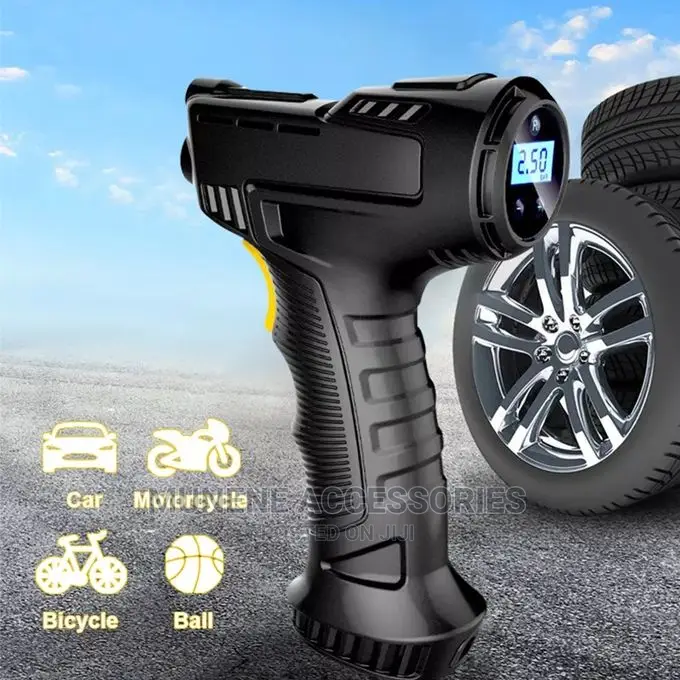 120W Car Air Compressor Electric Tire Inflator Digital Pump