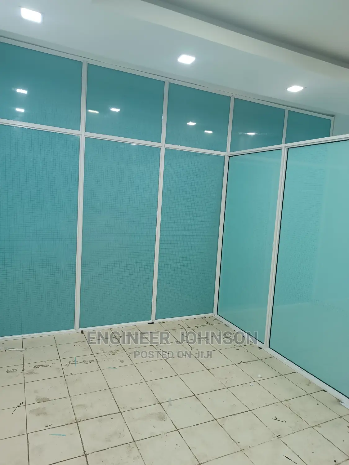 Tinted Glass Office Partitions